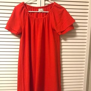 Texture & Thread Red swing dress